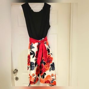 Black & Floral Dress